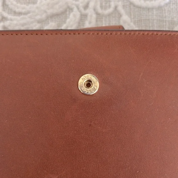 Ralph Lauren Authentic Ricky Collection Brown Leather Long Wallet With COA - Picture 8 of 16